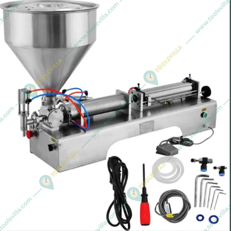 High Speed Single Head 10-100ml Paste Filling Machine for Cream Filling  with SS Body